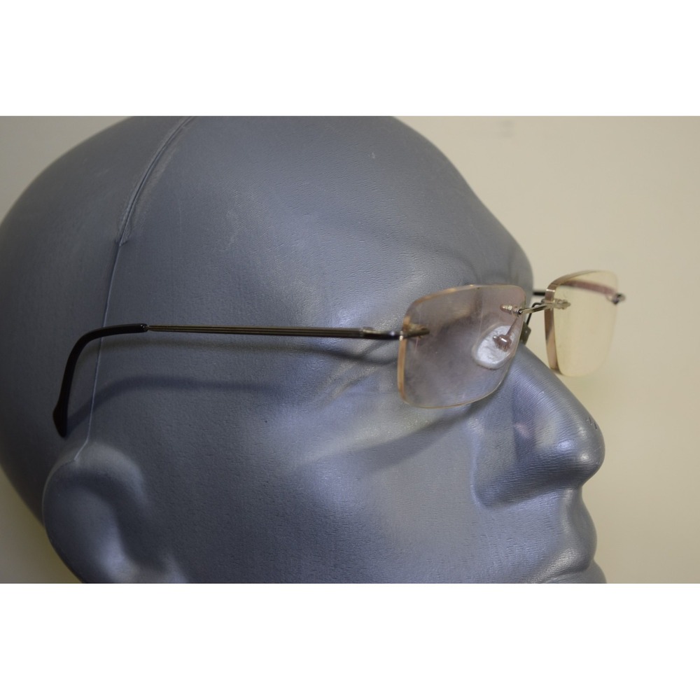 Eyebuydirect LUPIN C1 Pure Titanium Rimless Eyeglasses 54 19 138 Matte Pewter